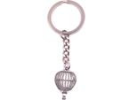 Onwomania Portachiavi Mongolfiera Viaggio Argento Metallo Ciondolo Charm