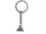 Onwomania Portachiavi Gesù Cristianesimo Amo Cuore Argento Metallo Ciondolo Charm