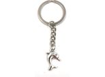 Onwomania Portachiavi Sprinder Pesce Delfino Argento Metallo Ciondolo Charm