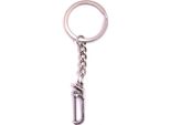 Onwomania Portachiavi Sega Legno Ferro Strumento Ciondolo Metallo Argento Fascino