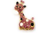Onwomania Giraffa Dorata In Metallo Divertente Chiavetta Usb 64 Gb Usb 2.0