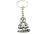 Onwomania Ciondolo Portachiavi MöNsch Buddha Ciondolo In Metallo Argentato
