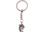 Onwomania Portachiavi Cavallo Con Cappello Cowboy Argento Metallo Ciondolo Fascino