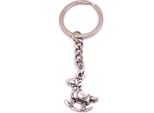 Onwomania Portachiavi Cavallo A Dondolo Cavallo Giocattolo Ciondolo In Metallo Argento Charm
