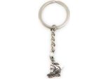 Onwomania Portachiavi Veliero Nave Vapore Argento Metallo Ciondolo Charm