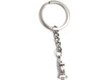 Onwomania Portachiavi Scacchi Cavaliere Figurina Gioco Argento Metallo Ciondolo Charm
