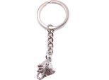 Onwomania Portachiavi Stingray Stingray Sea Animal Ciondolo In Metallo Argentato Charm