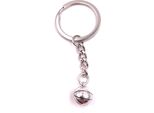 Onwomania Portachiavi Pallacanestro Sport Palla Argento Metallo Ciondolo Charm
