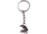 Onwomania Portachiavi Aquila Gufo Copia Argento Metallo Ciondolo Fascino