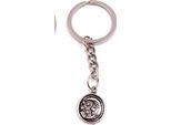 Onwomania Portachiavi Luna Addormentata Ciondolo Charm In Metallo Argento