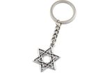 Portachiavi Onwomania - "Pentagramma Stellare"" - Portafortuna In Metallo Ideale Come Regalo, Ad Esempio Per La Migliore Amica O La Mamma"