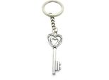 Onwomania Anello Portachiavi Chiave Grimaldello Argento Metallo Ciondolo Fascino