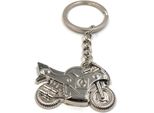 Onwomania Portachiavi Biker Moto Velocità Bici Argento Metallo Ciondolo Charm