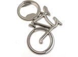 Onwomania Portachiavi Moto Bicicletta Apribottiglie Argento Metallo Ciondolo Charm