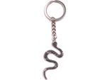 Onwomania Portachiavi Serpente Con Puntini Ciondolo In Metallo Argento
