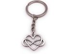 Onwomania Portachiavi Cuore Amore Vuoto Infinito Simbolo Amore Argento Ciondolo Portachiavi