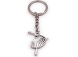 Onwomania Anello Chiave Ballerina Ballerina Prima Ballerina Argento Ciondolo Portachiavi