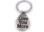 Onwomania Portachiavi Love You More Confessione D'amore Argento Ciondolo Portachiavi