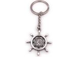 Onwomania Portachiavi Volante Nautico Marittimo Con Orologio Argento Ciondolo Portachiavi