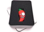 Onwomania Chilli Scharfe Schote Chiavetta Usb In Confezione Regalo In Alluminio 128 Gb Usb 3.0