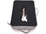 Chitarra Elettrica Onwomania Strumento Per Chitarra In Metallo Nero Chiavetta Usb In Confezione Regalo In Alluminio 64 Gb Usb 2.0