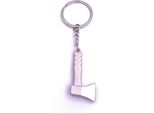 Onwomania Ascia Strumento Portachiavi Portachiavi Argento Metallo