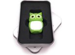 Onwomania Gufo Uccello In Verde Chiavetta Usb In Confezione Regalo In Alluminio 16 Gb Usb 3.0