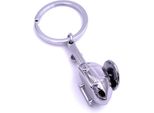 Onwomania Elicottero Elicottero Ampio Volo Portachiavi Portachiavi In Metallo Argento