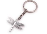 Onwomania Portachiavi Libellula Insetto Acqua Animale Lago Argento Ciondolo Portachiavi