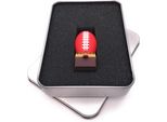 Onwomania Football Standing Touchdown Chiavetta Usb In Confezione Regalo In Alluminio 32 Gb Usb 3.0