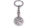 Onwomania Portachiavi Albero Della Vita Foglie Albero Della Vita In Un Cerchio Argento Ciondolo Portachiavi