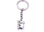 Onwomania Koala Bear Eucalyptus Portachiavi Portachiavi In Metallo Argento