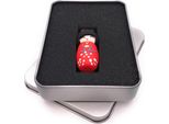 Onwomania Bambola Geishja Matryoshka Rossa Chiavetta Usb In Confezione Regalo In Alluminio 16 Gb Usb 2.0