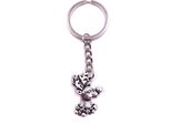 Onwomania Portachiavi Portachiavi In Metallo Argento Natale Alce Animale Alce Renna