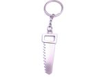 Onwomania Legno Sega Strumento Portachiavi Portachiavi In Metallo Argento