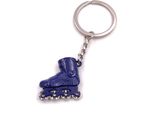 Onwomania Portachiavi Pattini In Linea Pattini A Rotelle Blu Argento Ciondolo Portachiavi