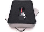 Onwomania Chitarra Strumento Musicale Chitarra Elettrica Nero Rosso Chiavetta Usb In Confezione Regalo In Alluminio 64 Gb Usb 3.0