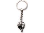 Onwomania Portachiavi Portachiavi In Metallo Argento Mongolfiera Volo D'aria Calda Aviazione