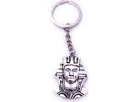 Onwomania Faraone Egitto Portachiavi Portachiavi In Metallo Argento