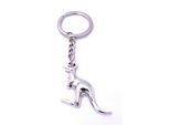 Onwomania Canguro Australia Animale Portachiavi Portachiavi Argento Metallo