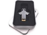 Onwomania Jesus Flat Christii Chiavetta Usb In Confezione Regalo In Alluminio 64 Gb Usb 2.0