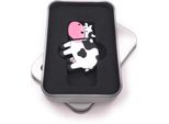 Onwomania Mucca Animale Fattoria Chiave Usb In Confezione Regalo In Alluminio 64 Gb Usb 2.0