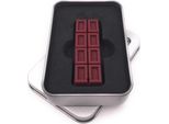 Onwomania Chiavetta Usb Al Cioccolato Al Latte In Confezione Regalo In Alluminio 128 Gb Usb 3.0