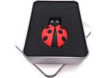 Onwomania Maybug Simpatica Chiavetta Usb Portafortuna In Confezione Regalo In Alluminio 16 Gb Usb 2.0