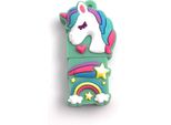 Onwomania Unicorno Creatura Mitica Monoceros Bianco Unità Flash Usb Unità Flash Usb 128GB Usb 3.0