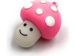 Onlineworld2013 Fungo Portafortuna Rospo Con Faccia Rosa Rosa Divertente Chiavetta Usb 64 Gb Usb 3.0