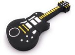 Onlineworld2013 Chitarra Strumento Musicale Chitarra Elettrica Nero Giallo Divertente Chiavetta Usb 128 Gb Usb 3.0
