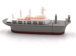 Onlineworld2013 Barca Nave Freighter Steamer Grigio Divertente Chiavetta Usb 64 Gb Usb 3.0