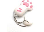 Onlineworld2013 Orso A Zampa Di Cane Bianco Rosa Divertente Chiavetta Usb 128 Gb Usb 3.0