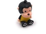 Onlineworld2013 Scimmia Seduta Camicia Gialla Animale Marrone Divertente Chiavetta Usb 64 Gb Usb 3.0